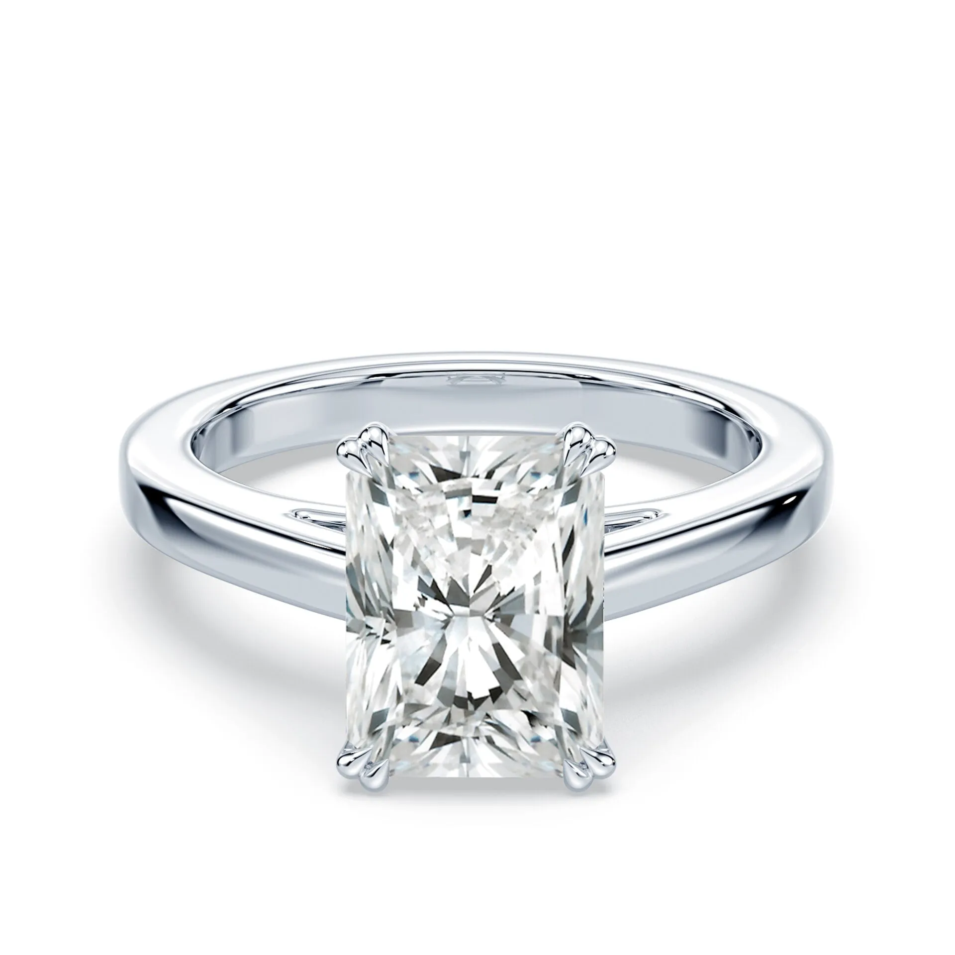 Radiant Cut Double Prong Cathedral