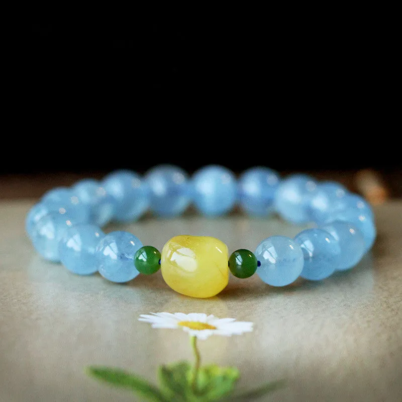 Raw Ore Beeswax Jewelry Bracelet