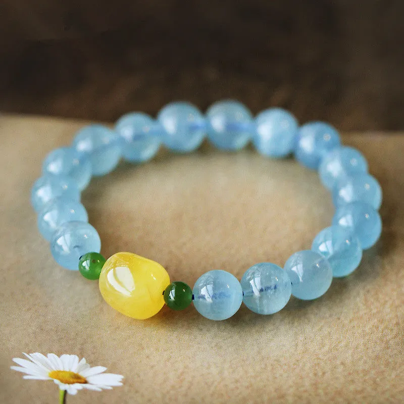 Raw Ore Beeswax Jewelry Bracelet