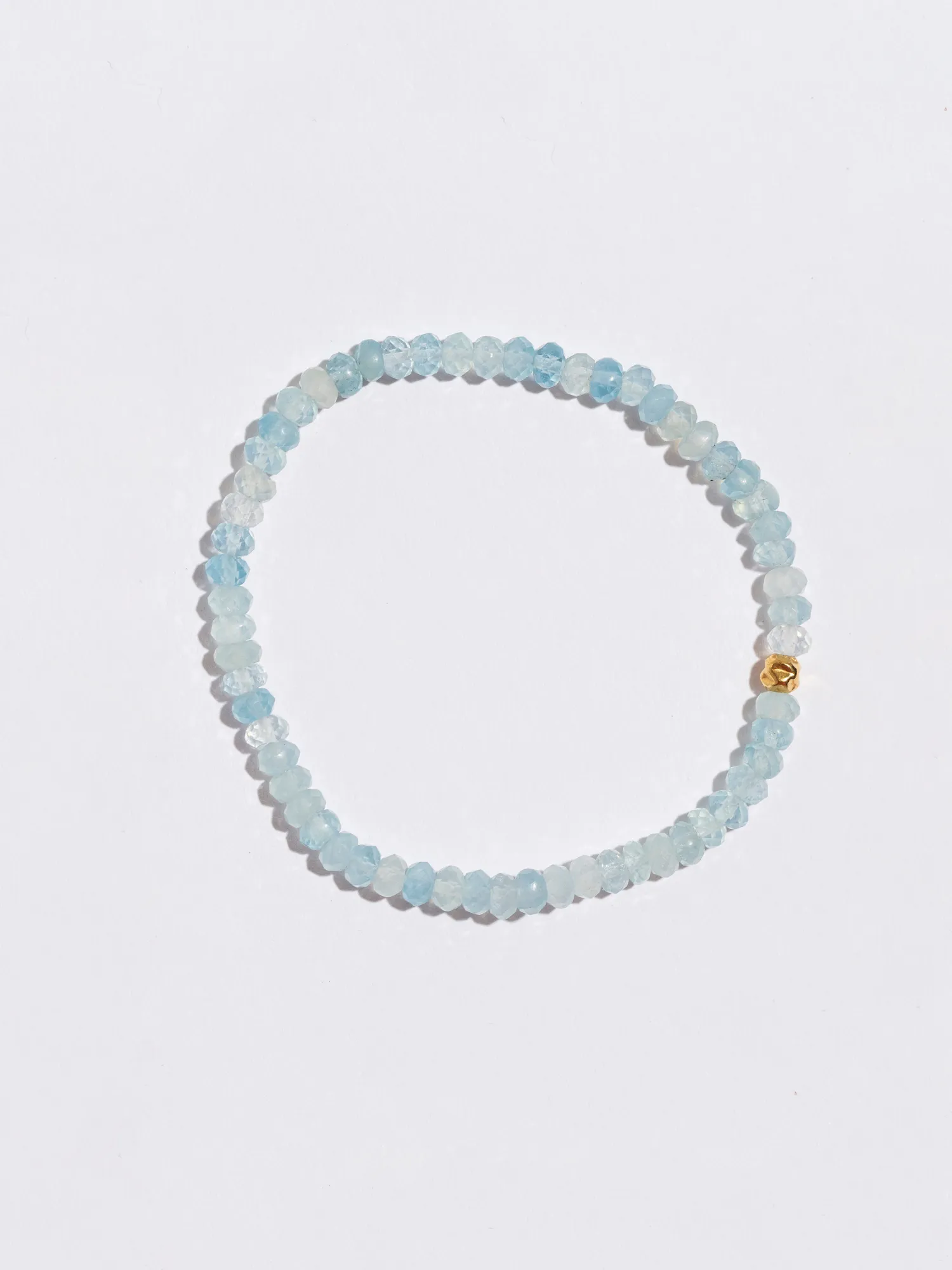 Rock Solid Aquamarine Bracelet