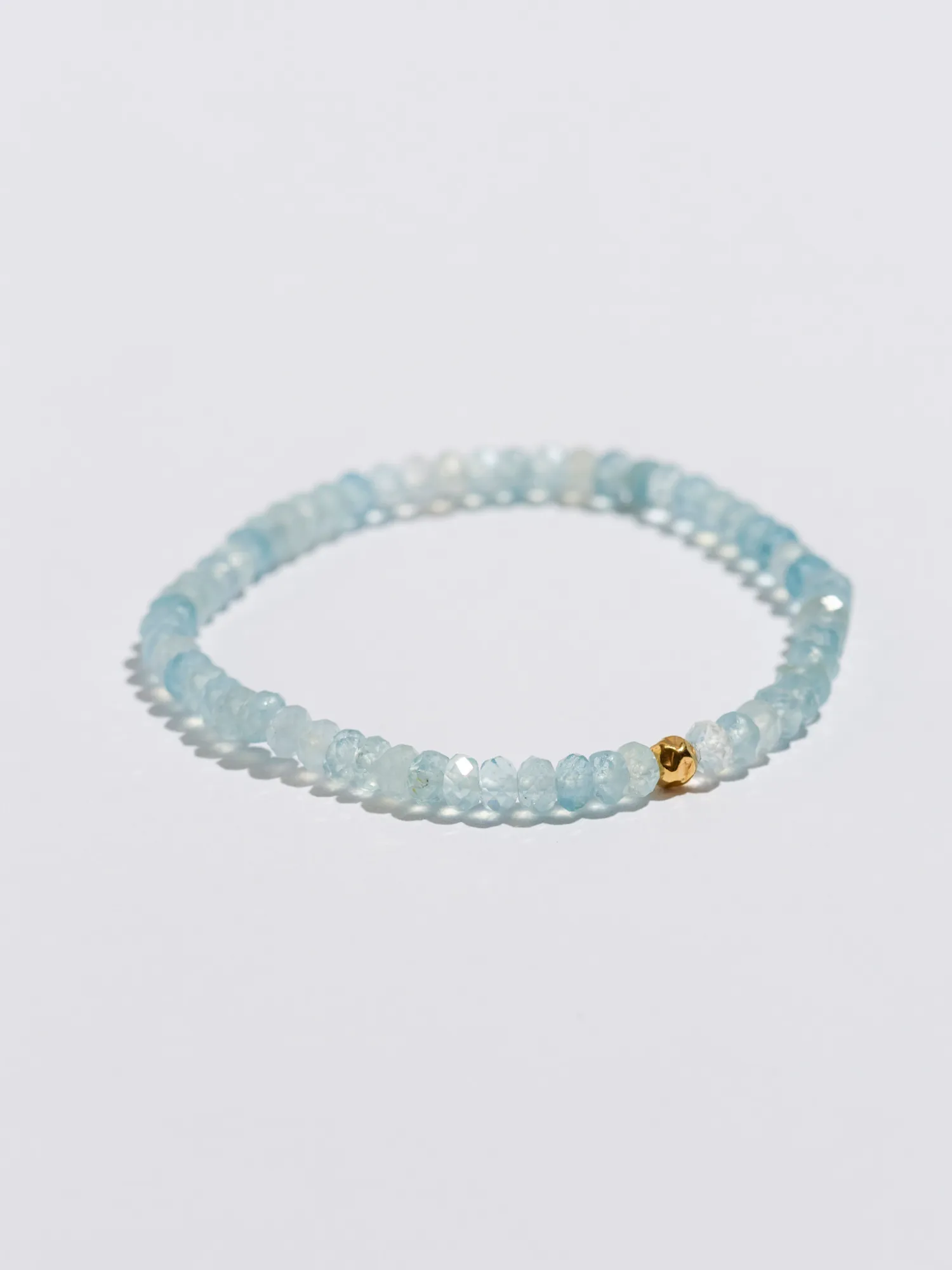 Rock Solid Aquamarine Bracelet