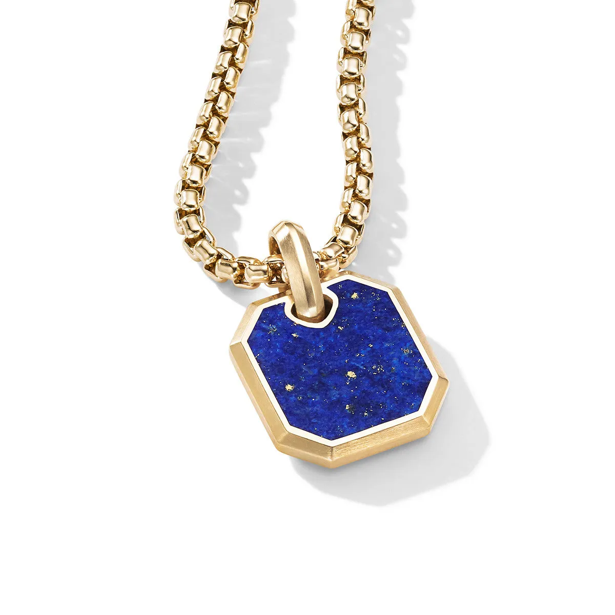 Roman Amulet in 18K Yellow Gold with Lapis