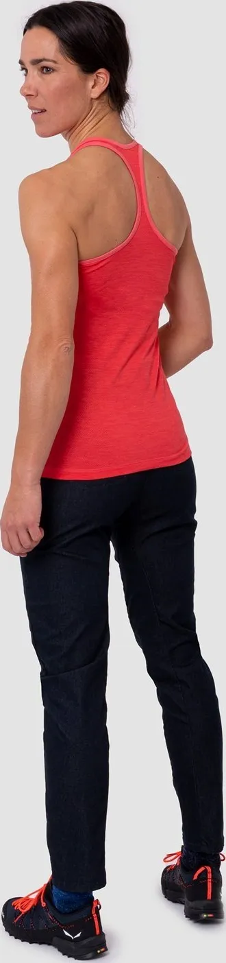 Salewa Women&#x27;s Agner Hybrid Dry Tanktop Calypso Coral Mel | Buy Salewa Women&#x27;s Agner Hybrid Dry Tanktop Calypso Coral Mel here | Outnorth