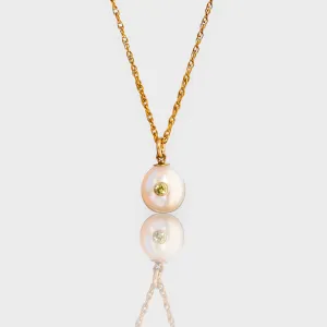 SERENITY Pearl Peridot Necklace