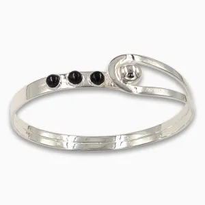 Silver Bracelet Black Onyx