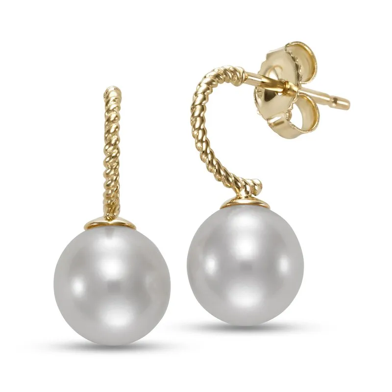 Small Freshwater Pearl Drop Earrings