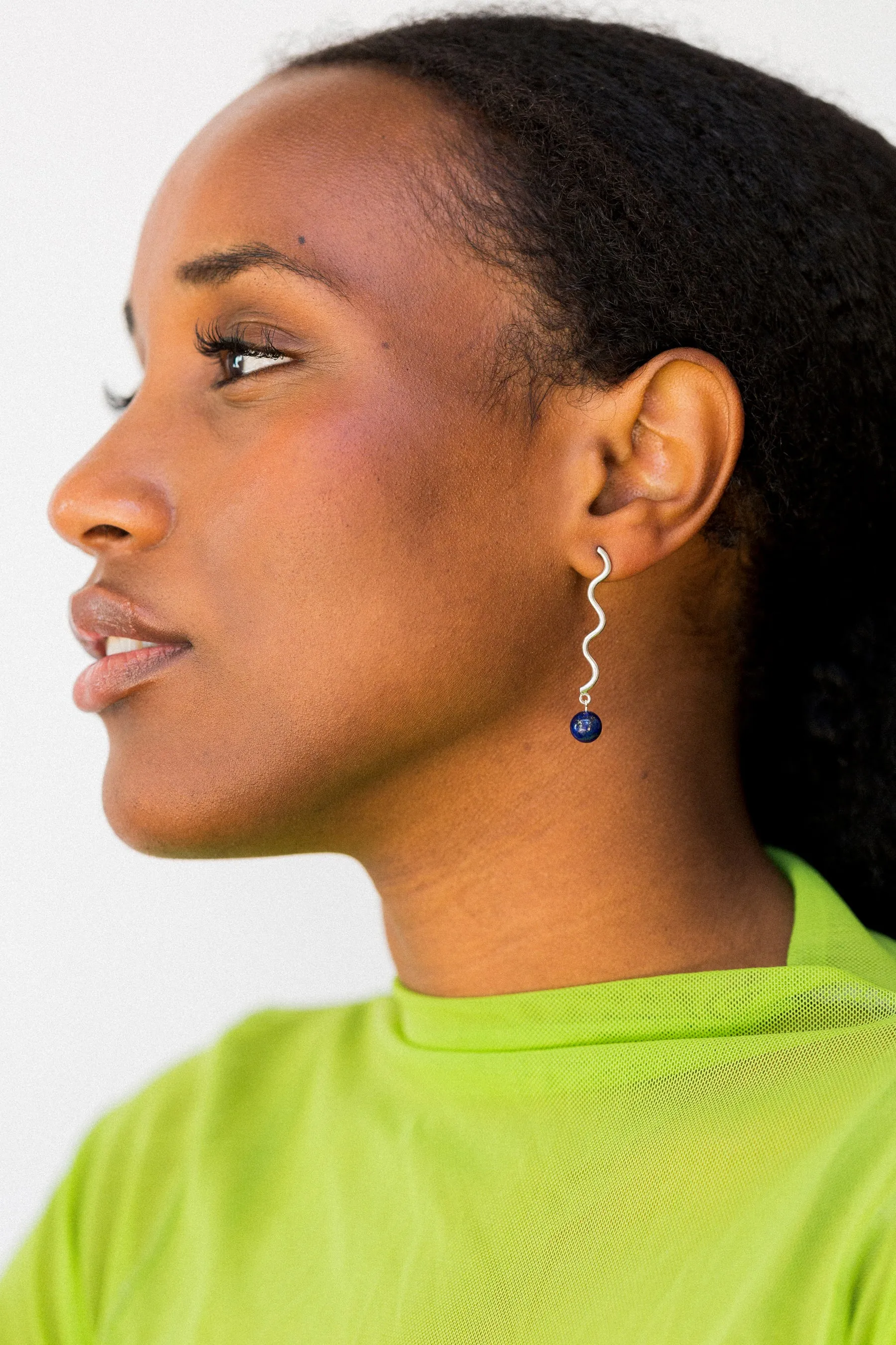 Verner Earrings - Lapis