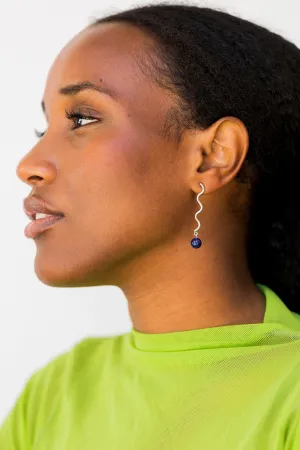 Verner Earrings - Lapis