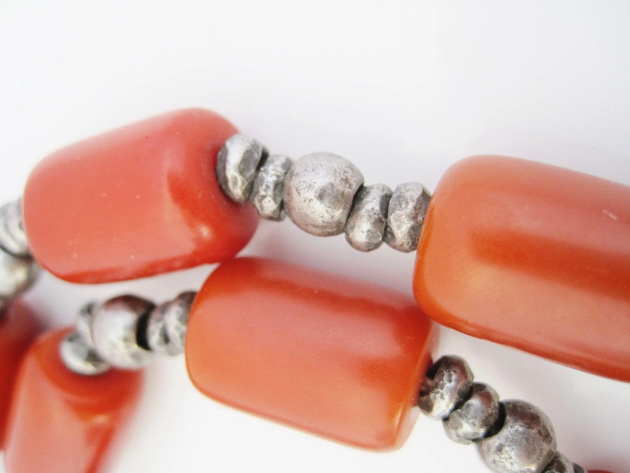 Vintage African Butterscotch Resin Tribal Necklace