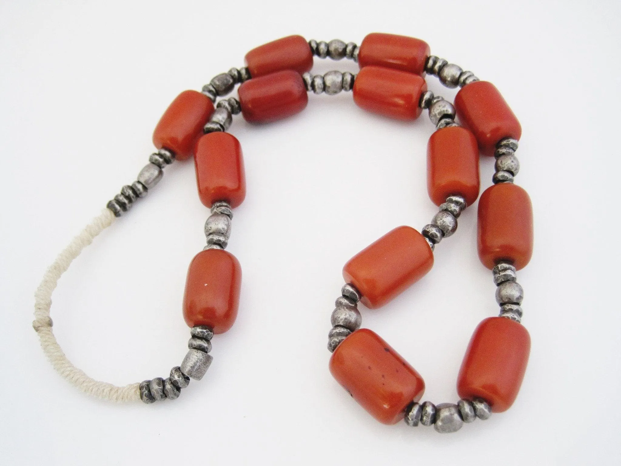 Vintage African Butterscotch Resin Tribal Necklace