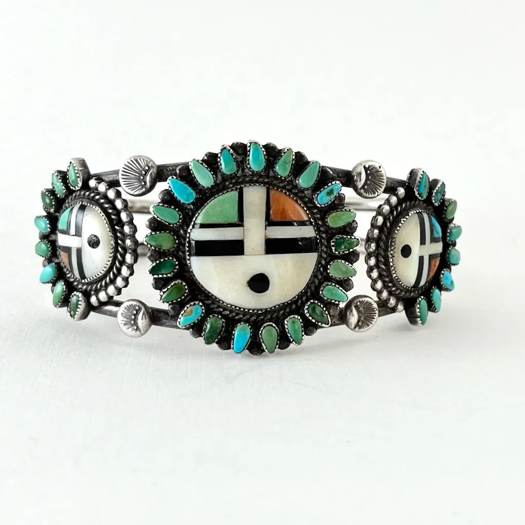 Vintage Sunface Bracelet